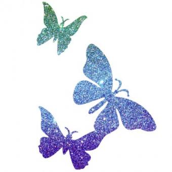 Ybody Schablone / 3 Schmetterlinge 