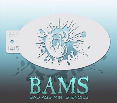 Bad Ass Mini Stencil 1415 