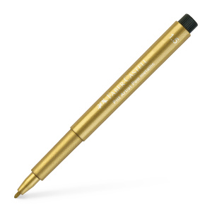 Pitt Artist Pen Metallic 1.5 Tuschestift / 250 gold 