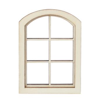 Fenster 7,5 x 10 cm, natur, Holz 