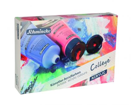 College Acrylic Color Kartonset 5 x 75ml Schmincke Sorte 33 