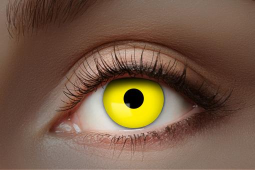 UV Kontaktlinsen / UV Flash Yellow / 1 Monatslinse 