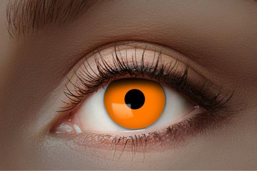UV Kontaktlinsen / UV Flash Orange / 1 Monatslinse 