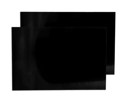 Aluminium Verbundplatte schwarz, 30x40cm 