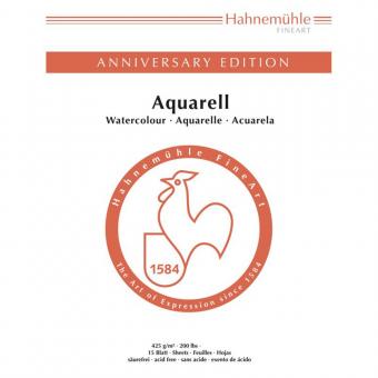 Aquarellblock Anniversary Edition, matt, 425 g/m², 15 Blatt, 36 x 48cm 
