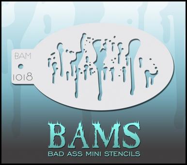 Bad Ass Mini Stencil 1018 