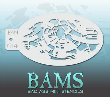 Bad Ass Mini Stencil 1214 