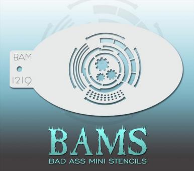 Bad Ass Mini Stencil 1219 