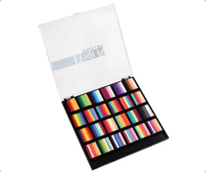 Fusion BodyArt One Stroke Facepaint Palette Rainbow Paradise 24 x 10g 