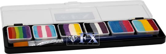 Diamond FX  Splitcake Palette 6 x 6g / Gender Pride 