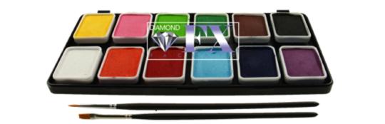 Diamond FX Essential Schminkpalette 12 x 6g 