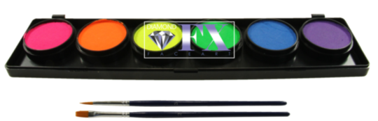 Diamond FX 6 x 10g Farben Palette Neon 