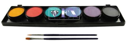 Diamond FX 6 x 10g Farben Palette Pastell 