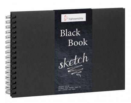 Black Book Skizzenbuch, 250g/m², DIN A4, QF, 30Bl. 