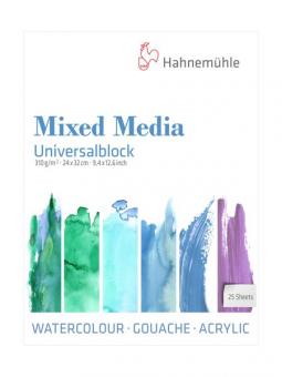 Mixed Media Universalblock, 310g/m², 25 Blatt, 36 x 48cm 