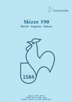 Skizzenblock Skizze, 190g/m², 50 Blatt, DIN A3, 29,7x 42cm 